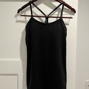 Lululemon power Y shelf tank - black size 6